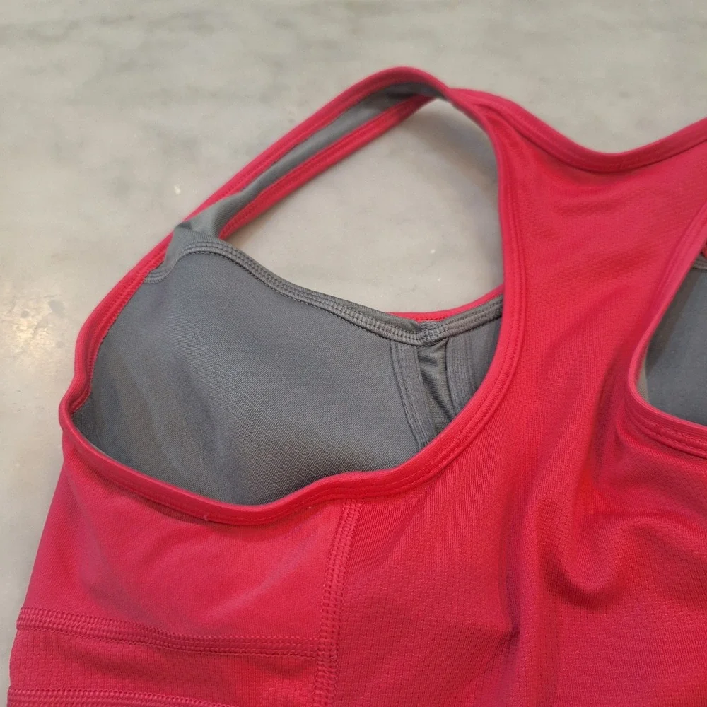Nike Tank Tops Womens Sm Pink Magenta Dri-FIT Racerback‎ Running Lot of 2 cheer